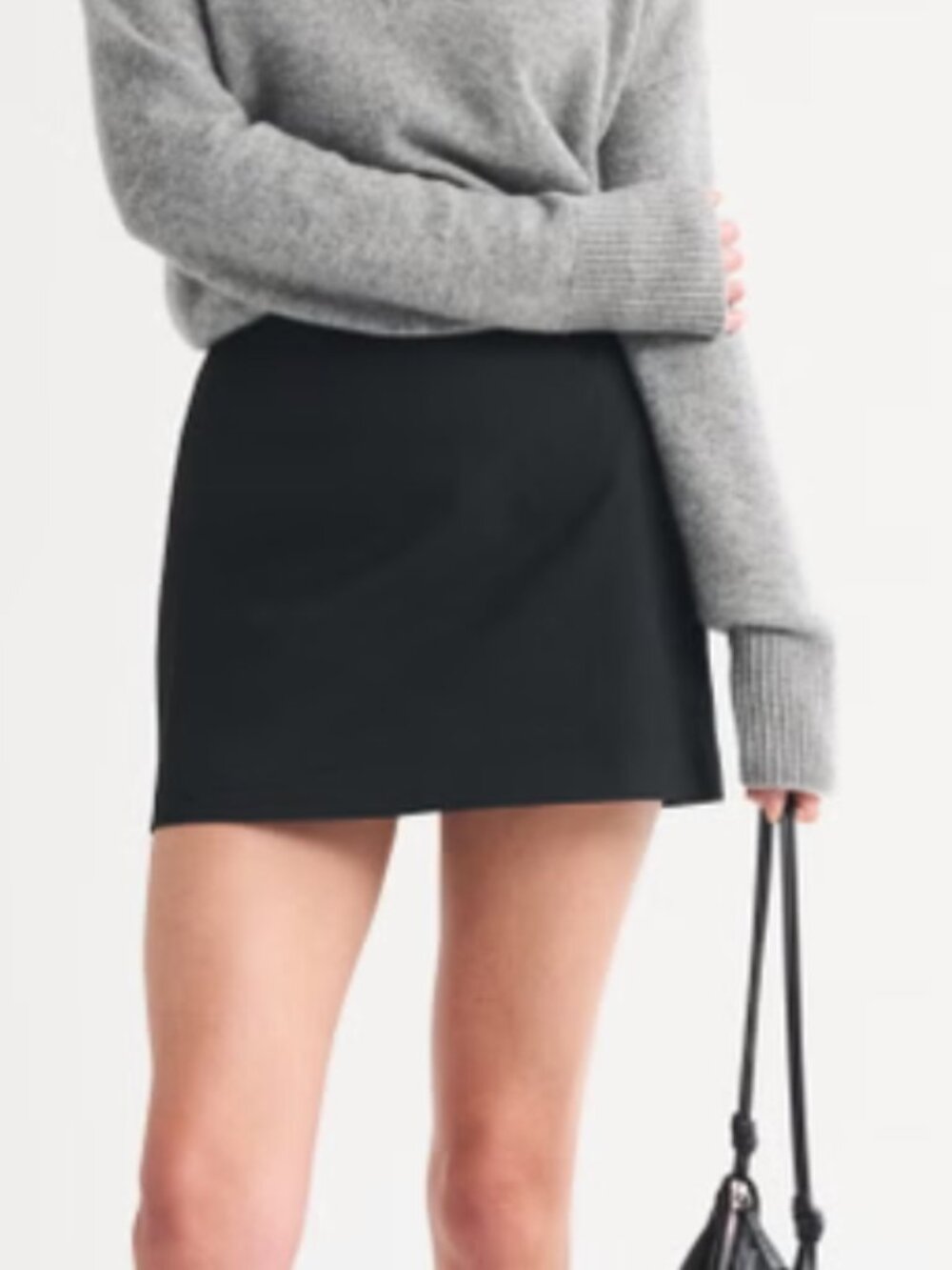 Abercrombie Mini Skort Black Size M